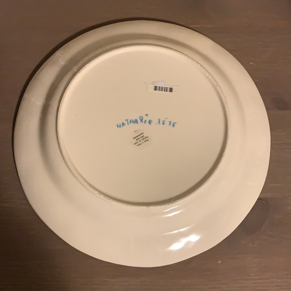 Anthropologie Nathalie Lete Forever Floral Engagement Wedding Plate - Picture 5 of 5